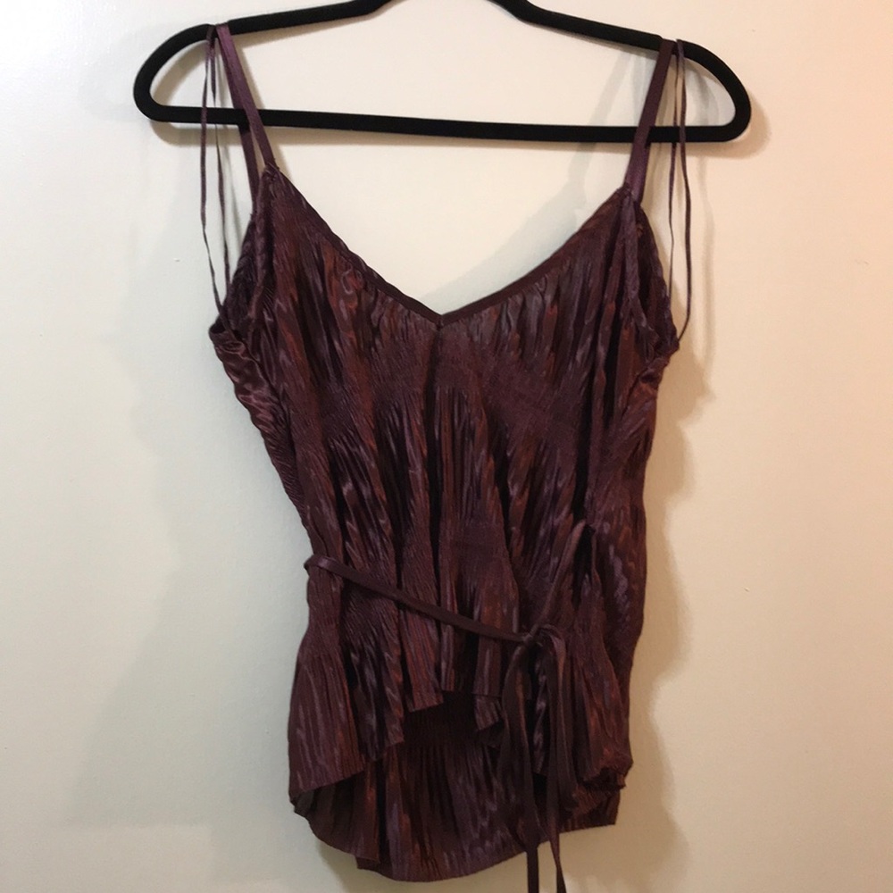 Wrap around spaghetti strap Top